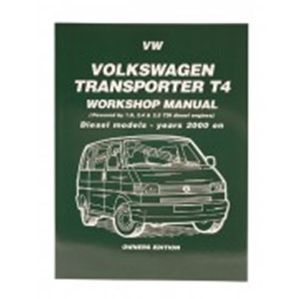 Picture of Workshop Manual T4 2000 - 2003 1.9D 2.4D 2.5Tdi