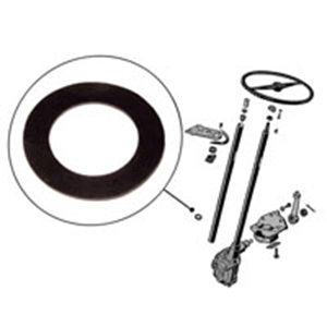 Picture of Steering column seal >67 where column meets floor