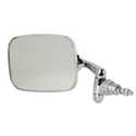 Picture of Beetle Door mirror 8/1967> Left. S/S head, correct RHD arm length