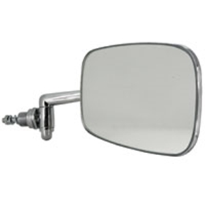 Picture of Beetle door mirror 8/1967> Right. S/S head, correct RHD arm length