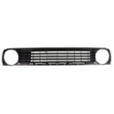 Picture of De-badged Grille, 2 light, Mk2 Golf, Black 