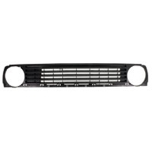 Picture of De-badged Grille, 2 light, Mk2 Golf, Black 