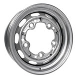 Picture of Silver Steel Wheel 5.5Jx15'' with 5x205 Stud Pattern