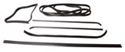 Picture of Door and Window Seal Set with Fixed 1/4 Window for 3 Door > Golf Mk1 1974-1983