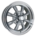 Picture of SSP GT 8 Spoke Alloy Wheel Silver Polished 5.5Jx15'' with 4x130 Stud Pattern ET30