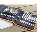 Picture of 4 Person cutlery set in folding wallet