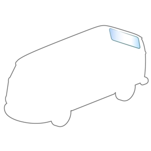 Picture of Rear Hatch Glass Clear: T2 Split 1950-1963